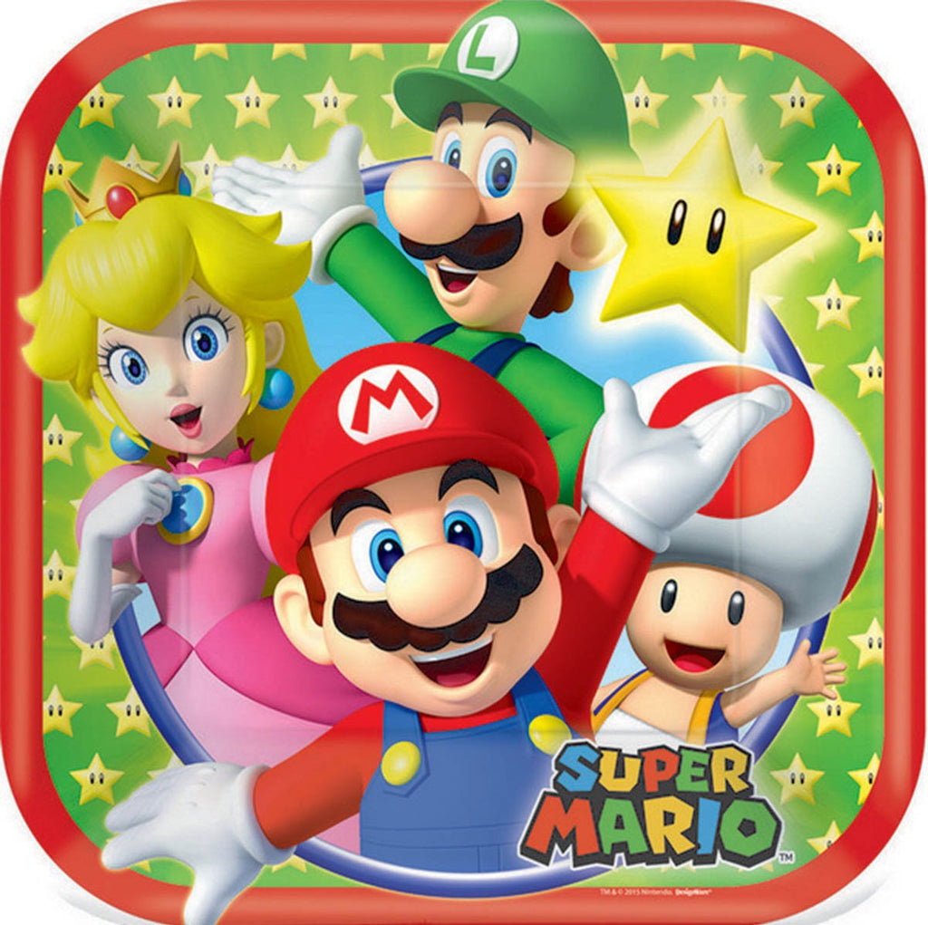 Super Mario Party Supplies, decorations and party bags