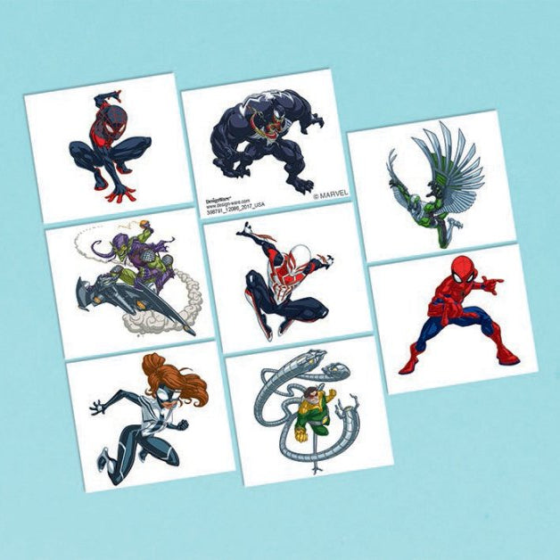 Spiderman Multiverse temporary tattoo