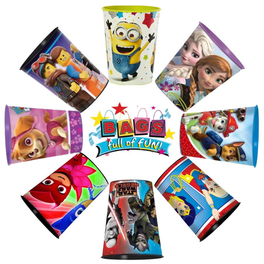 Reusable plastic party favour cups