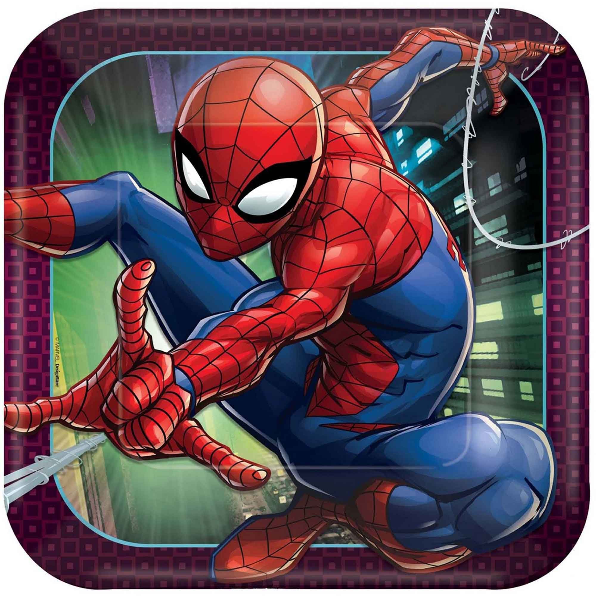 spiderman theme party decorations and party favours